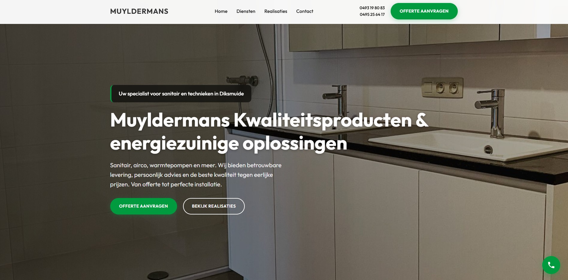 Luc Muyldermans website - moon webdesign bureau